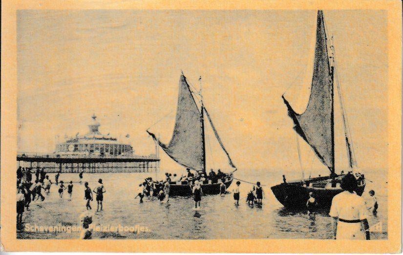 SCHEVENINGEN - PLEZIERBOOTJES, Ophalen of Verzenden, 1920 tot 1940, Ongelopen, Zuid-Holland