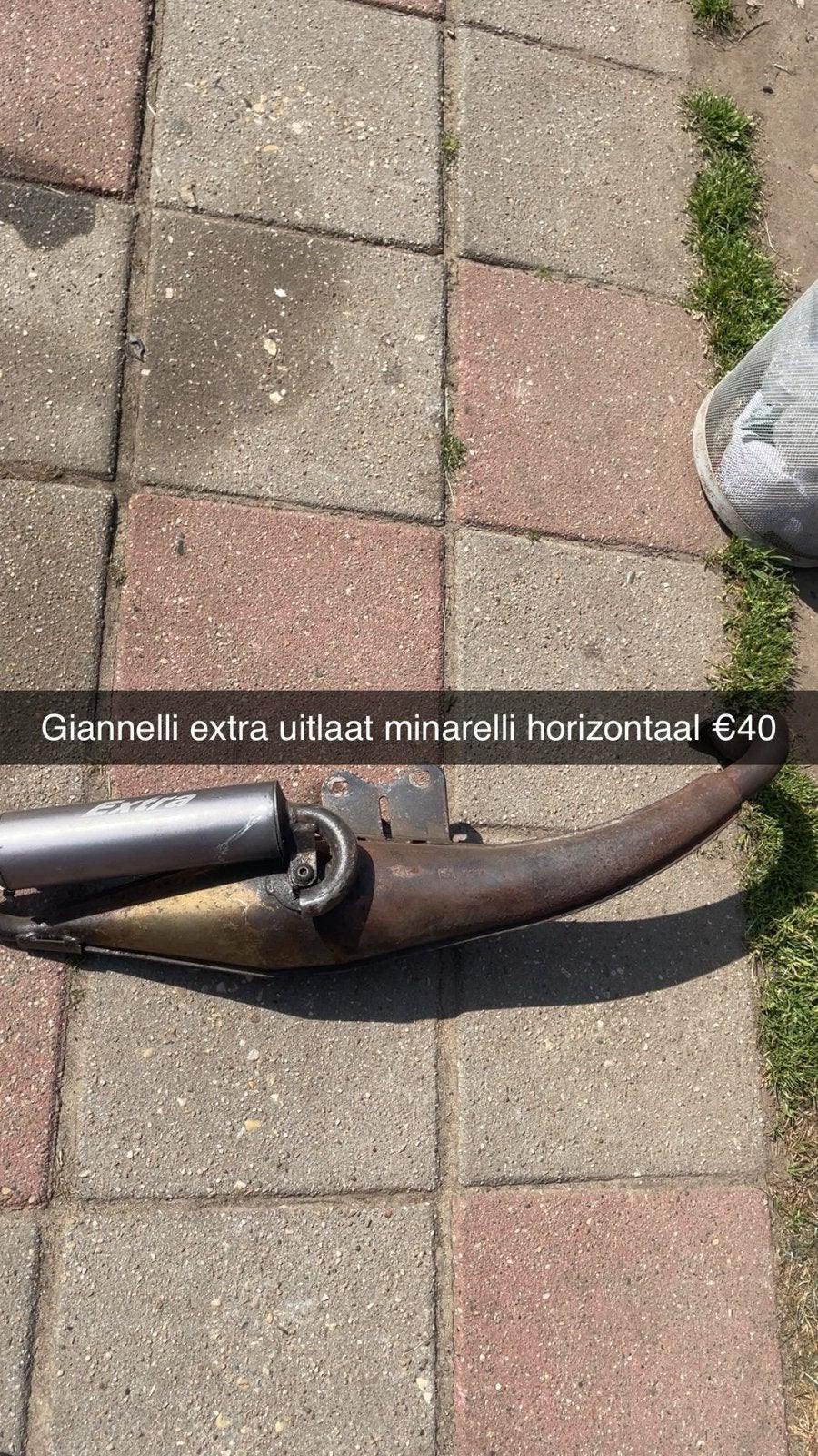 Giannelli extra uitlaat minarelli horizontaal, Ophalen of Verzenden, Zo goed als nieuw, Uitlaat, Yamaha
