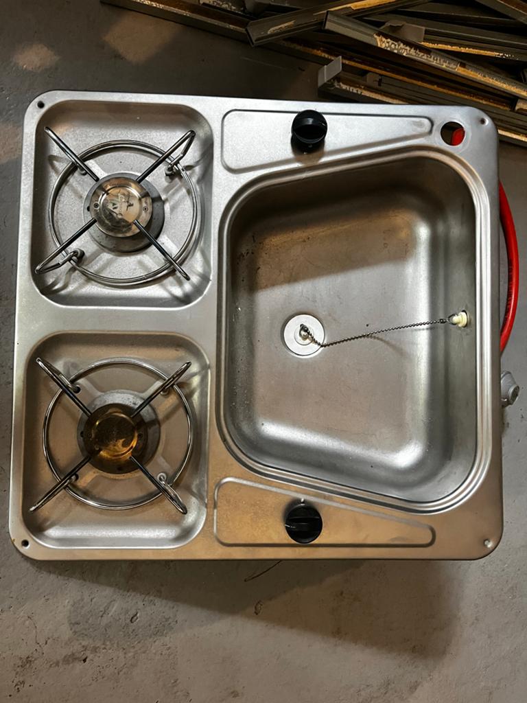 Dometic camper kooktoestel met spoelbak, Ophalen, Gebruikt