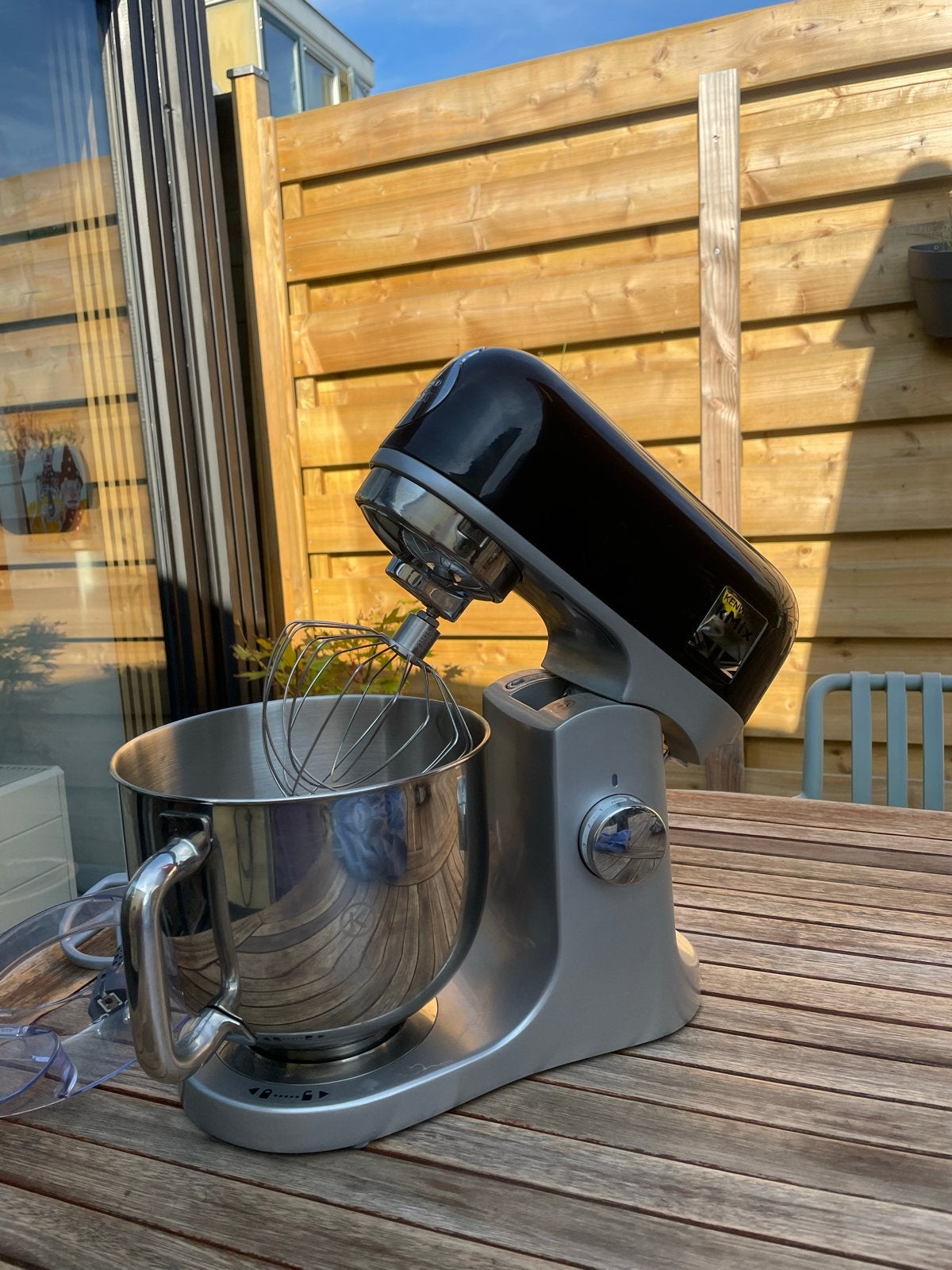 Kenwood kMix KMX75  - Zwart bijna nieuw, Witgoed en Apparatuur, Keukenmixers, Ophalen, 4 liter of meer, Gebruikt, 3 snelheden of meer