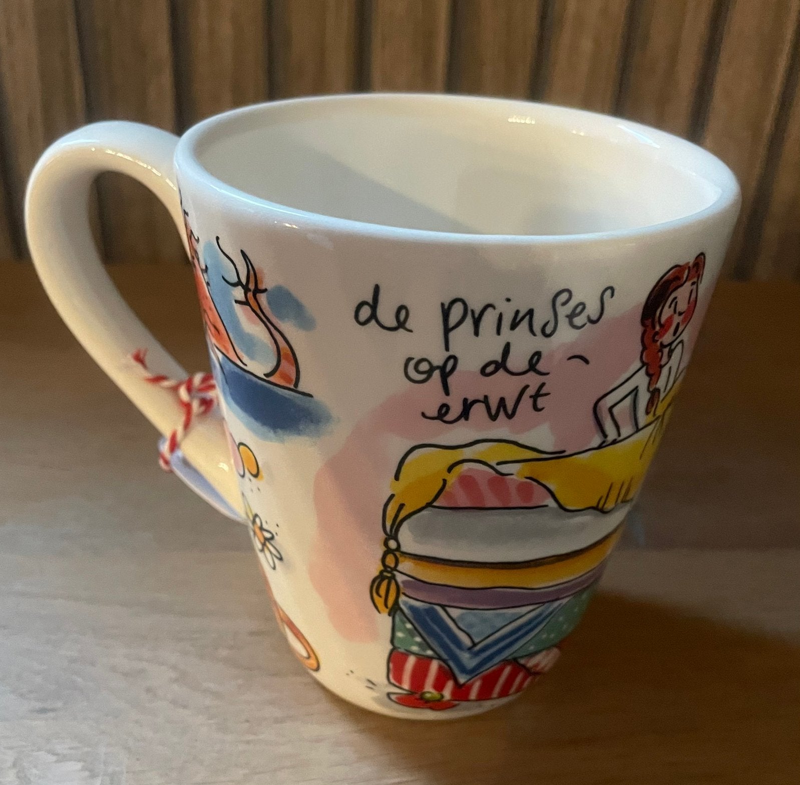 Blond Amsterdam Efteling Mok Prinses op de Erwt, Huis en Inrichting, Ophalen of Verzenden, Nieuw, Aardewerk, Kop(pen) en/of Schotel(s)