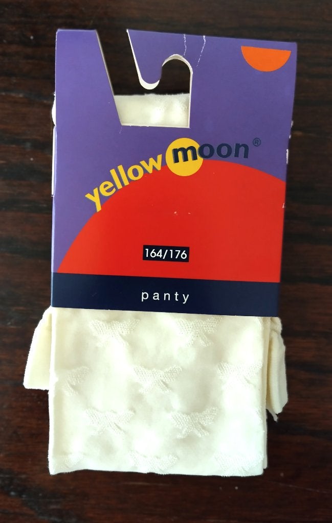 Yellow Moon Kinderpanty, Maat 164-176, Wit, 1 paar, Overige typen, Meisje, Nieuw, Ophalen of Verzenden