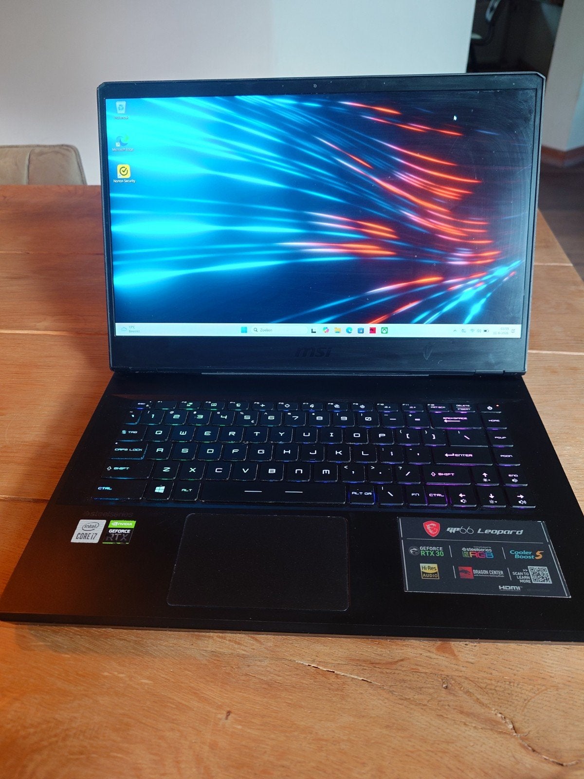 MSI Leopard 10UE-405NL Gaming Laptop RTX 3060 i7-10870H, Gebruikt, 2 tot 3 Ghz, Ophalen of Verzenden, Gaming
