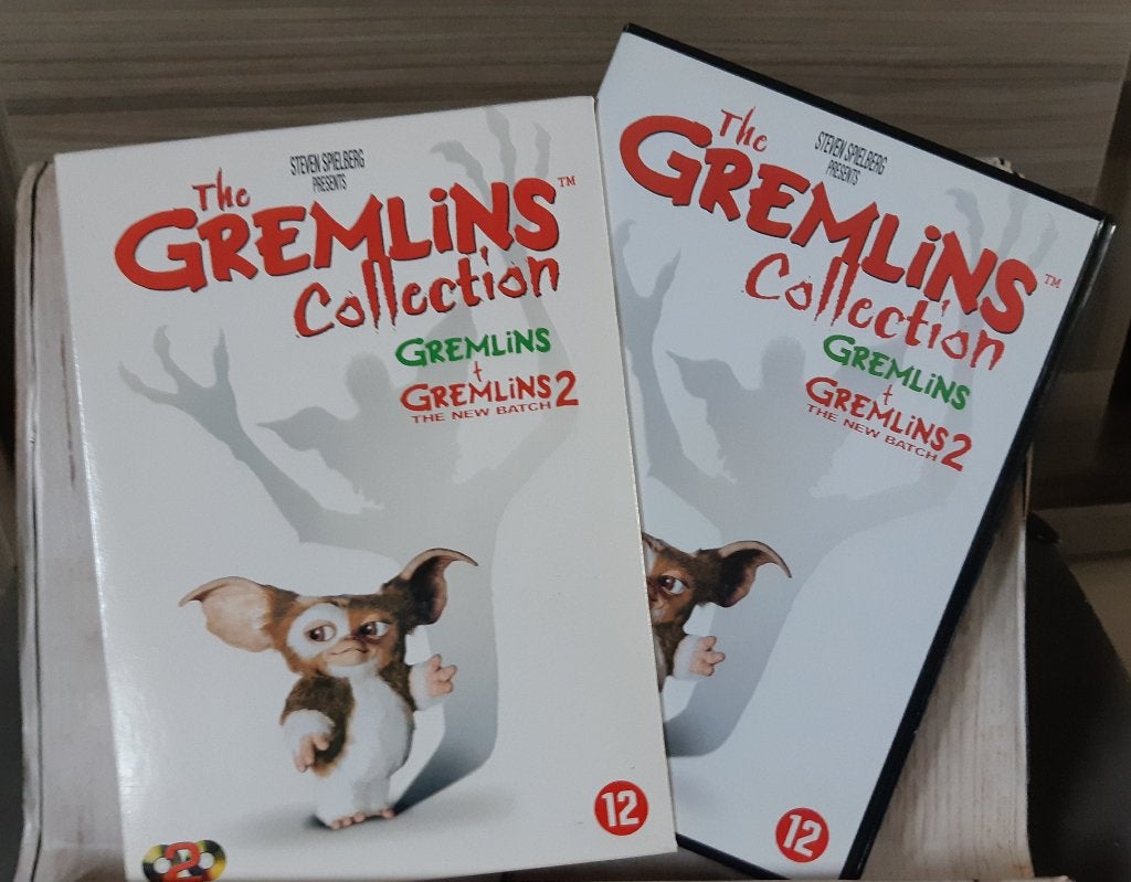The Gremlins Collection 1 + 2 Steven Spielberg - 2 Dvd Box, Cd's en Dvd's, Dvd's | Horror, Zo goed als nieuw, Overige genres, Vanaf 12 jaar