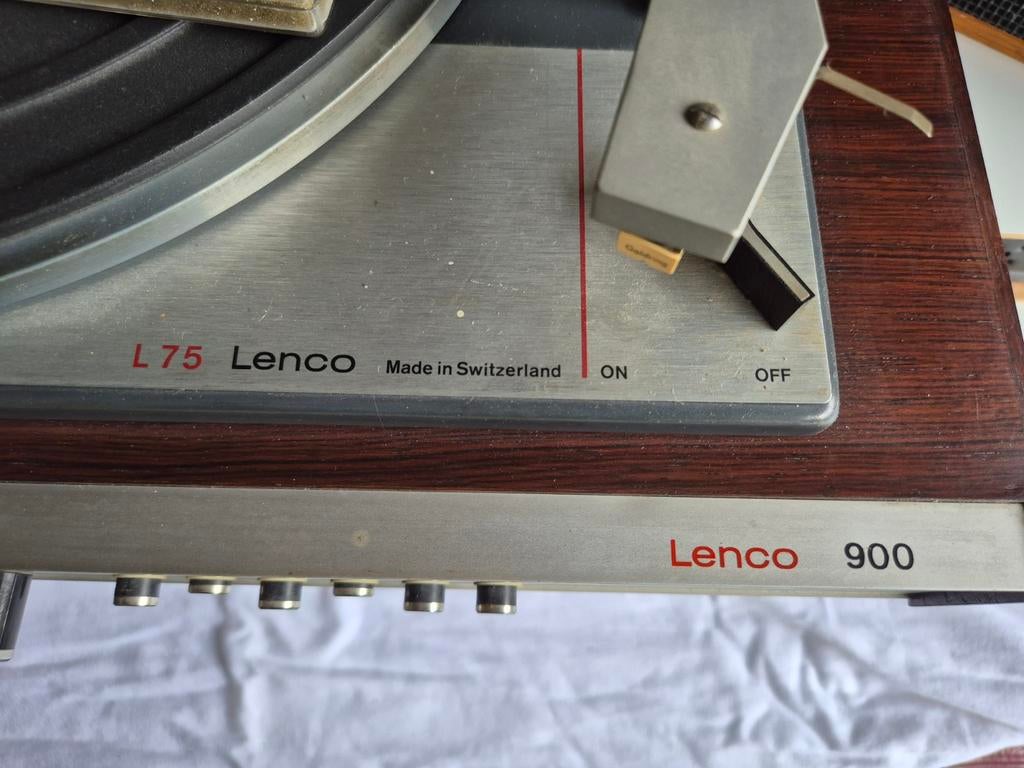 Lenco platenspeler L75 en lenco boxen, Ophalen, Gebruikt, Platenspeler, Overige merken