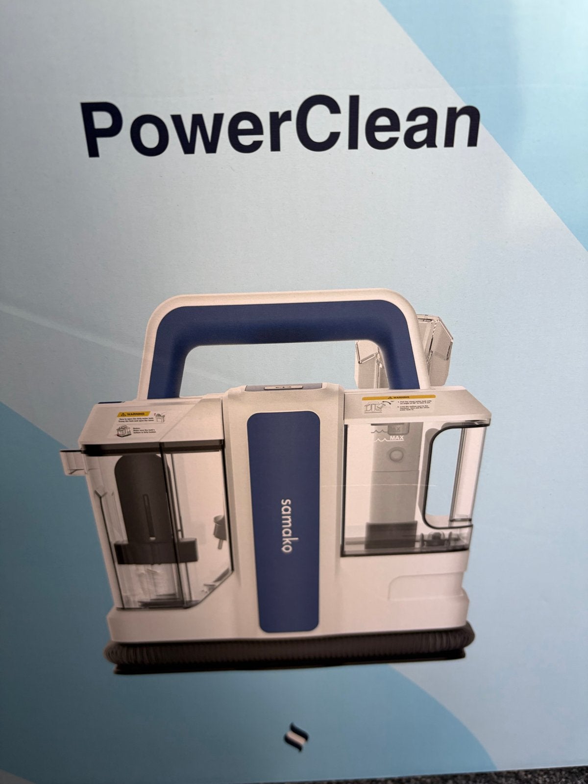 Samako PowerClean Stoomreiniger voor Bekleding & Tapijt, Ophalen of Verzenden, Nieuw, Stoomreiniger