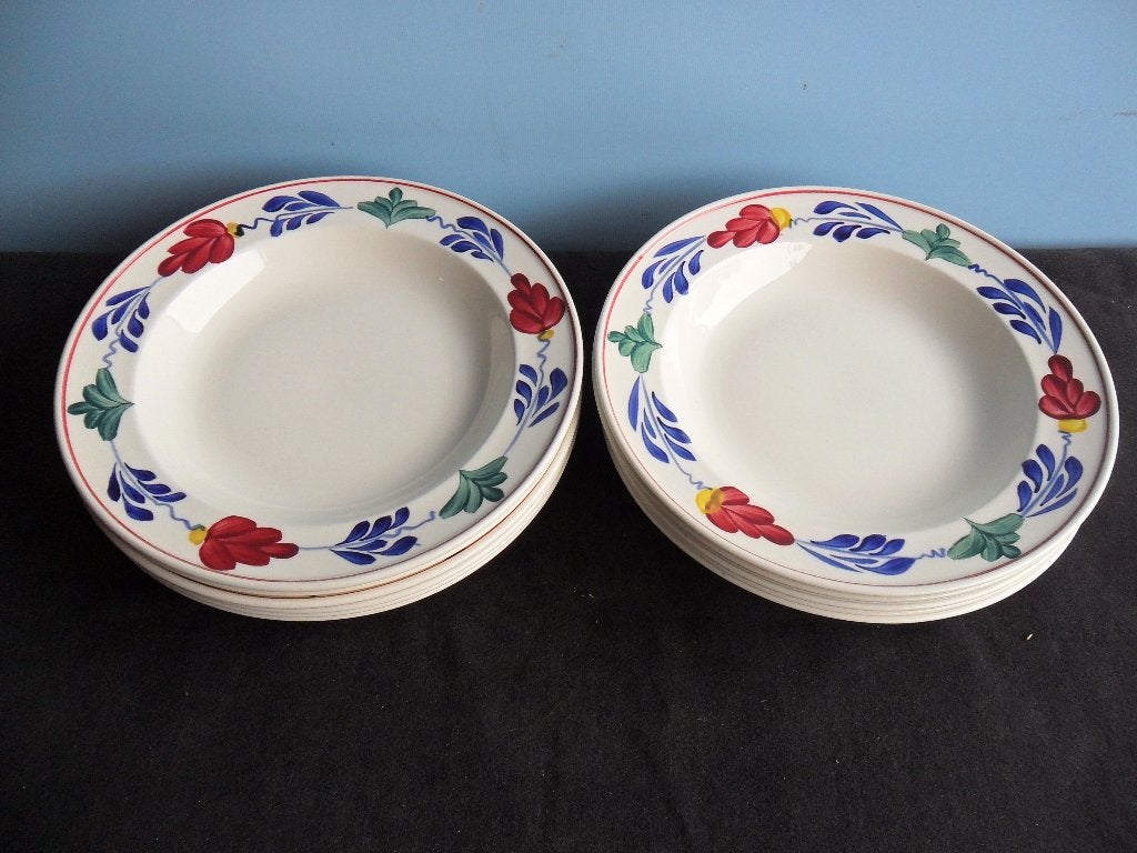 Pasta / soep borden Boerenbont – Royal Sphinx, Ophalen of Verzenden