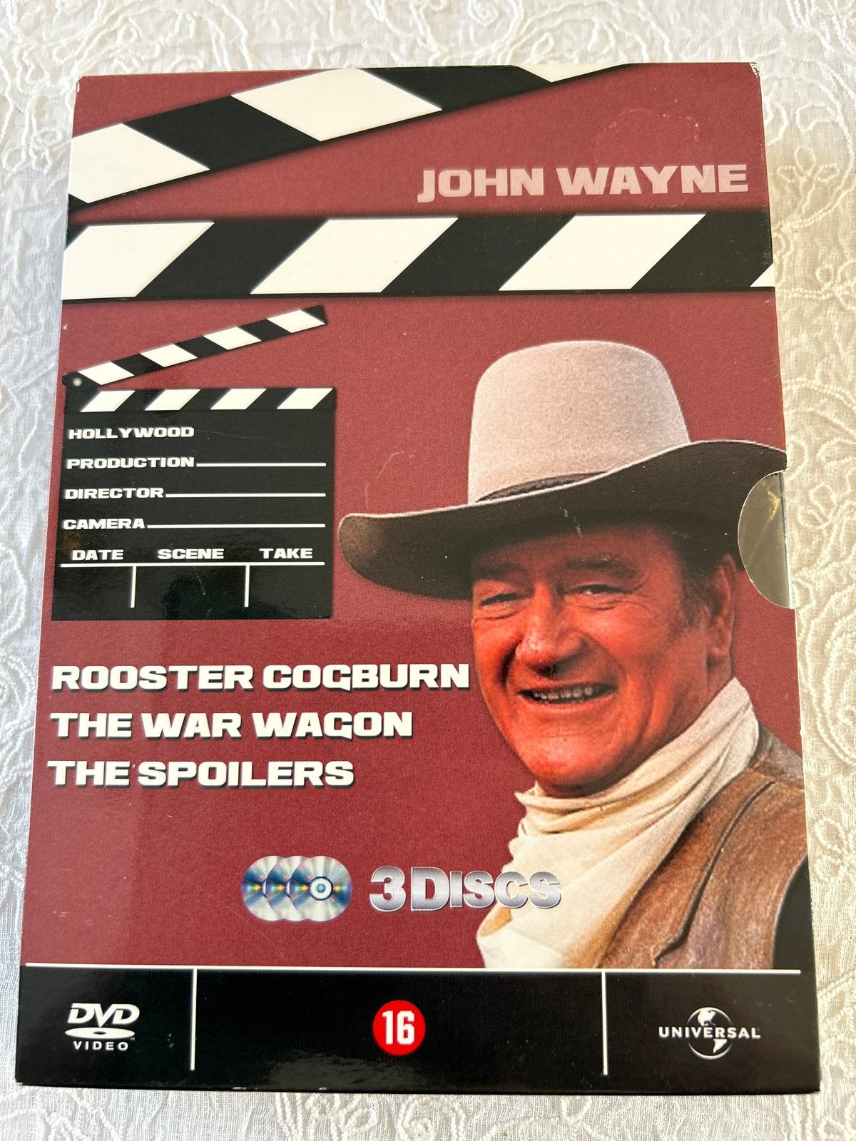 John Wayne Collectie: Rooster Cogburn, War Wagon, Spoilers, Vanaf 16 jaar, Nederlands, Actie, Ophalen of Verzenden
