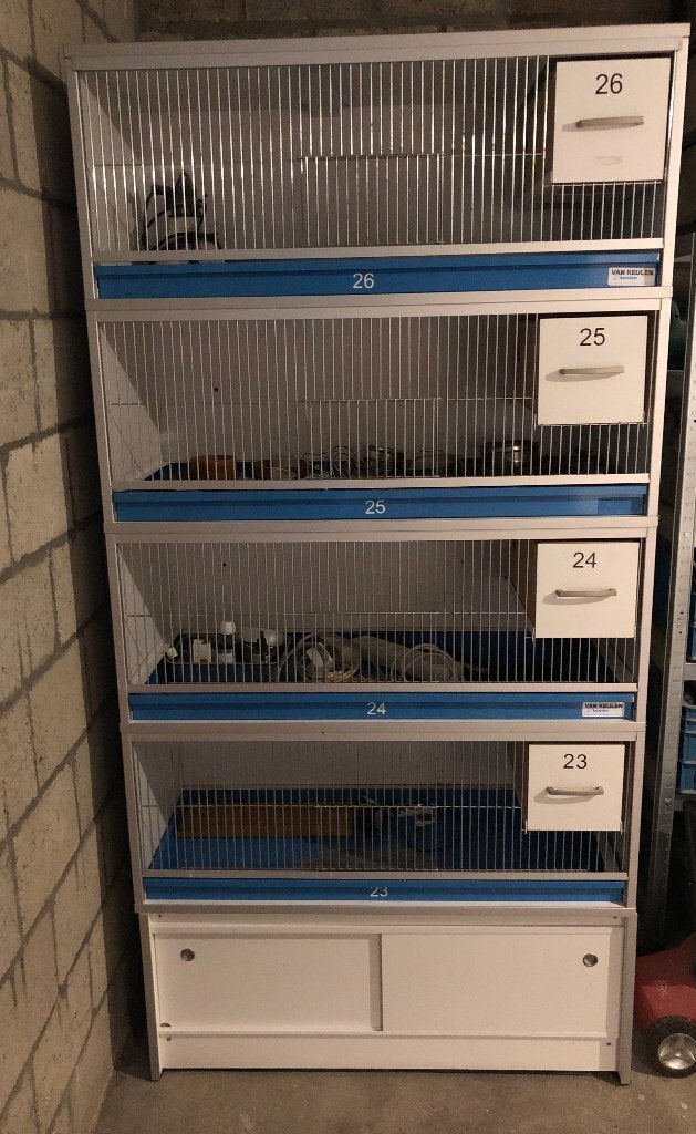 Van Keulen kooien, Dieren en Toebehoren, Ophalen, Gebruikt, Hout, Vogelkooi