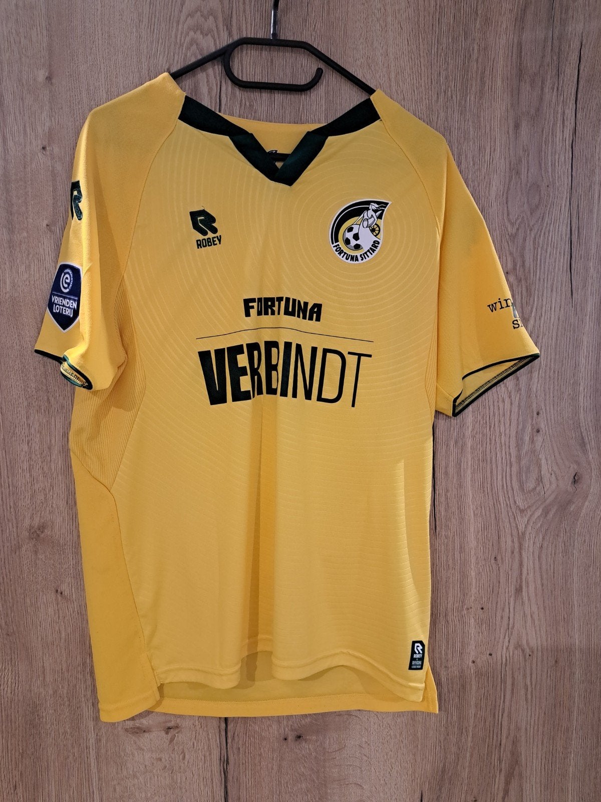Matchworn shirt fortuna sittard, Maat XL, Ophalen of Verzenden, Zo goed als nieuw, Shirt