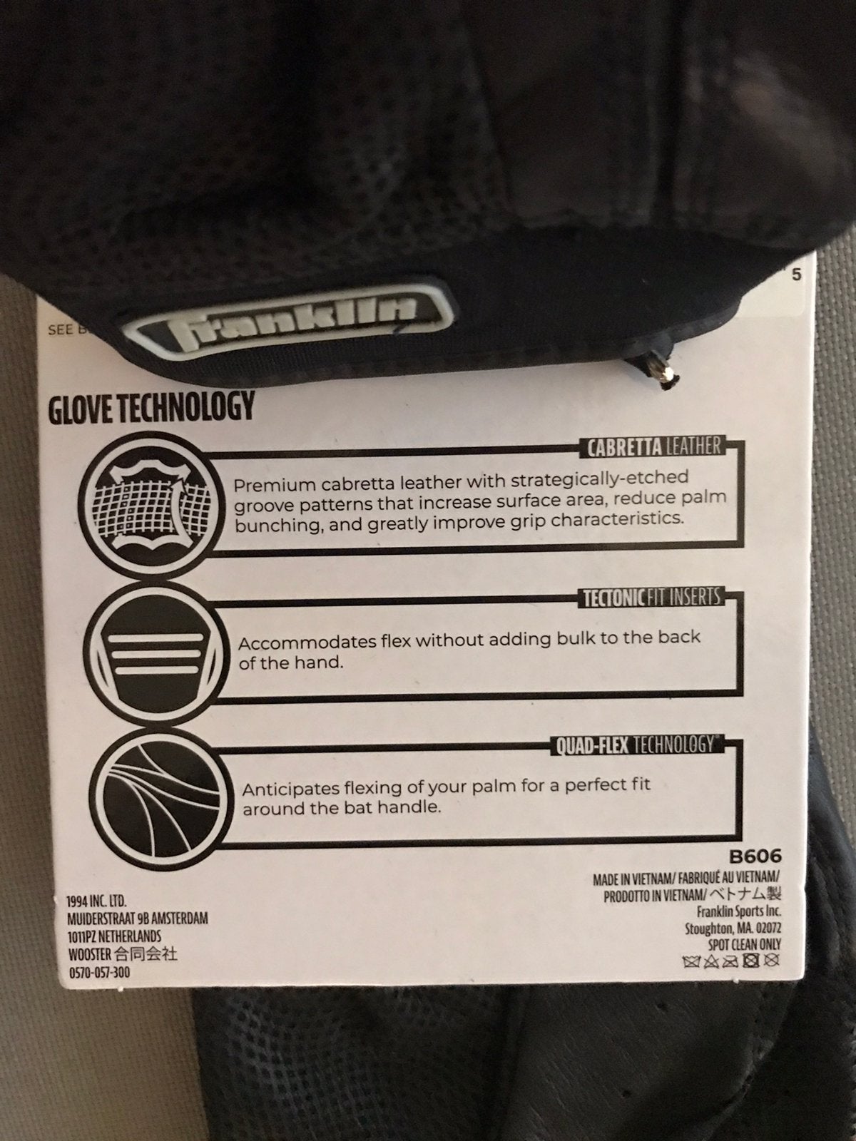 Supreme x Franklin Batting Glove size M, Maat 48/50 (M), Nieuw, Ophalen of Verzenden, Handschoenen