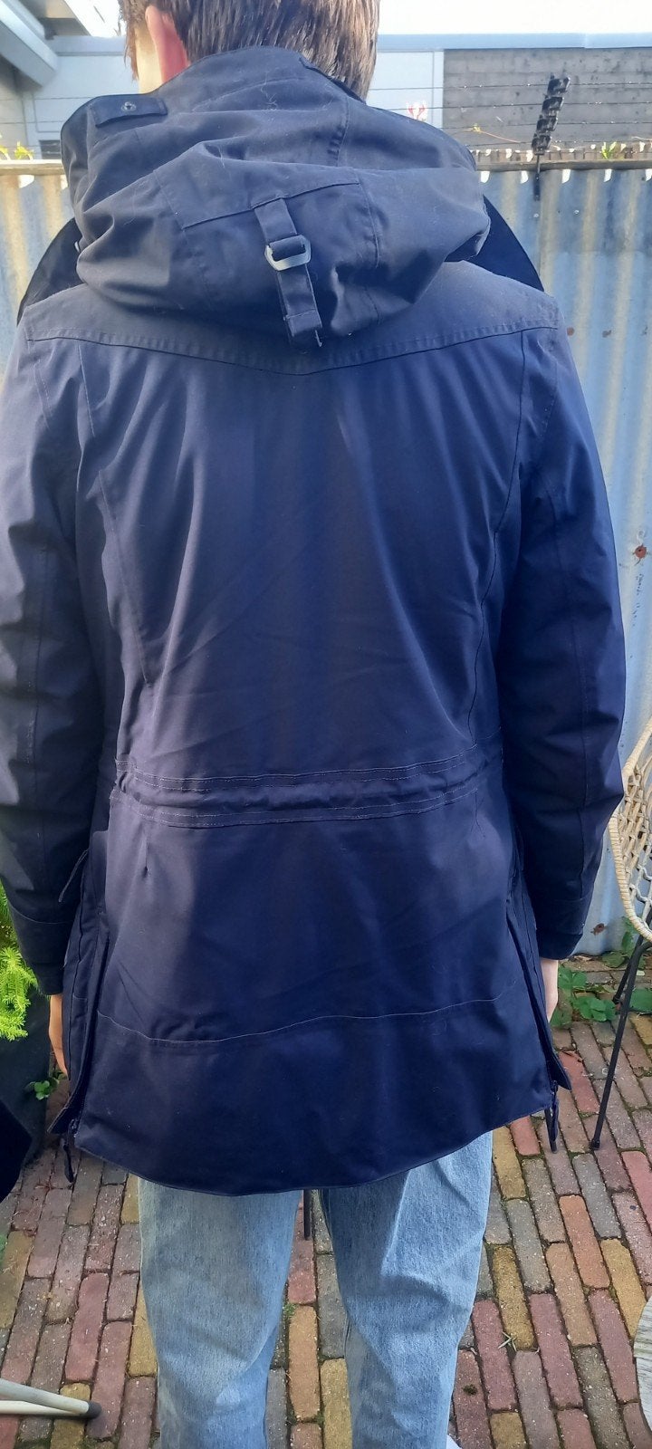 Decathlon Parka - Donkerblauw - Maat XS, Kleding | Heren, Ophalen, Maat 46 (S) of kleiner, Blauw, Decathlon
