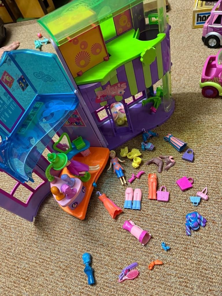 polly pocket verkleed/kapsalon, Ophalen, Gebruikt, Poppenhuis