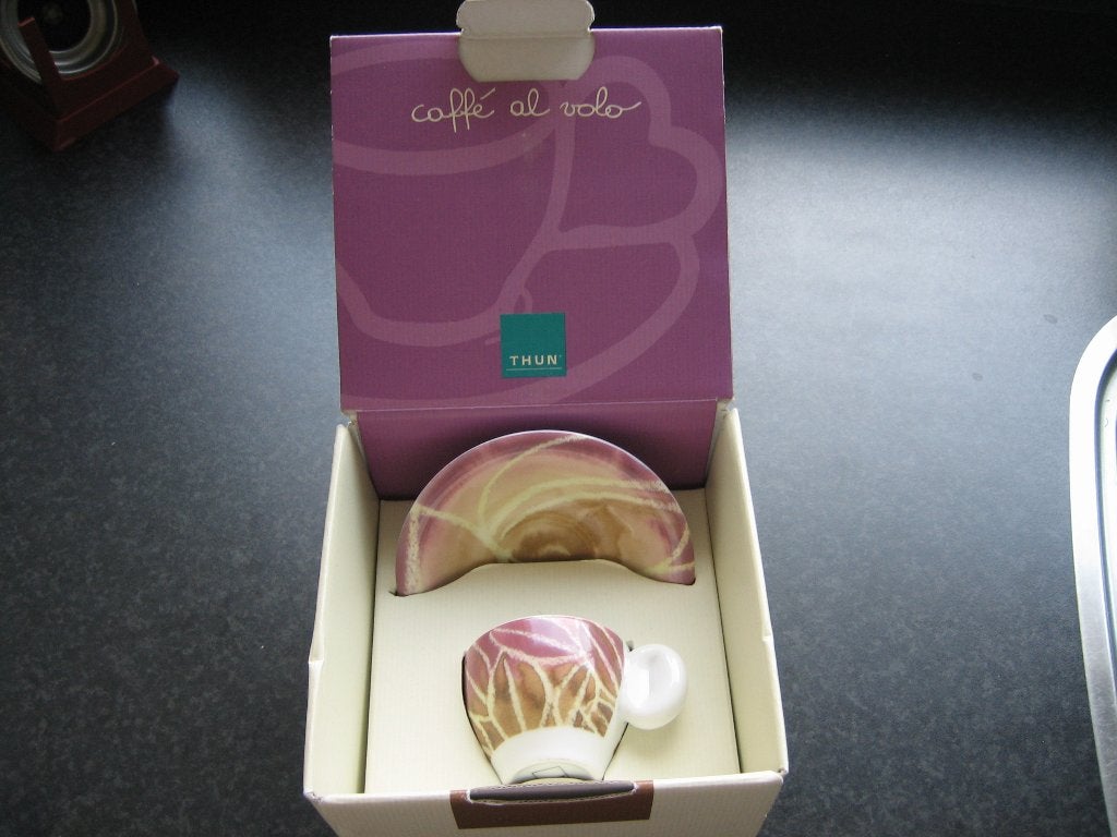THUN porselein Espresso kop en schotel, Ophalen, Nieuw, Porselein, Kop en/of schotel