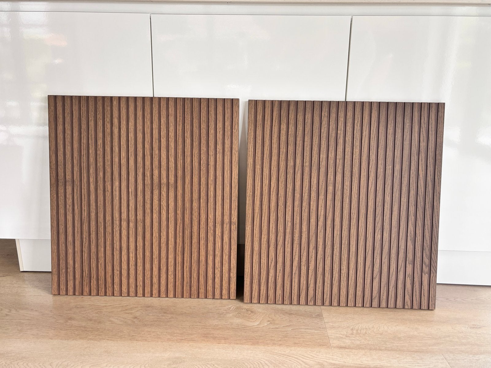 Ikea 2st BJÖRKÖVIKEN 60 x64 bruin, Ophalen, Minder dan 25 mm, Overige typen, Zo goed als nieuw