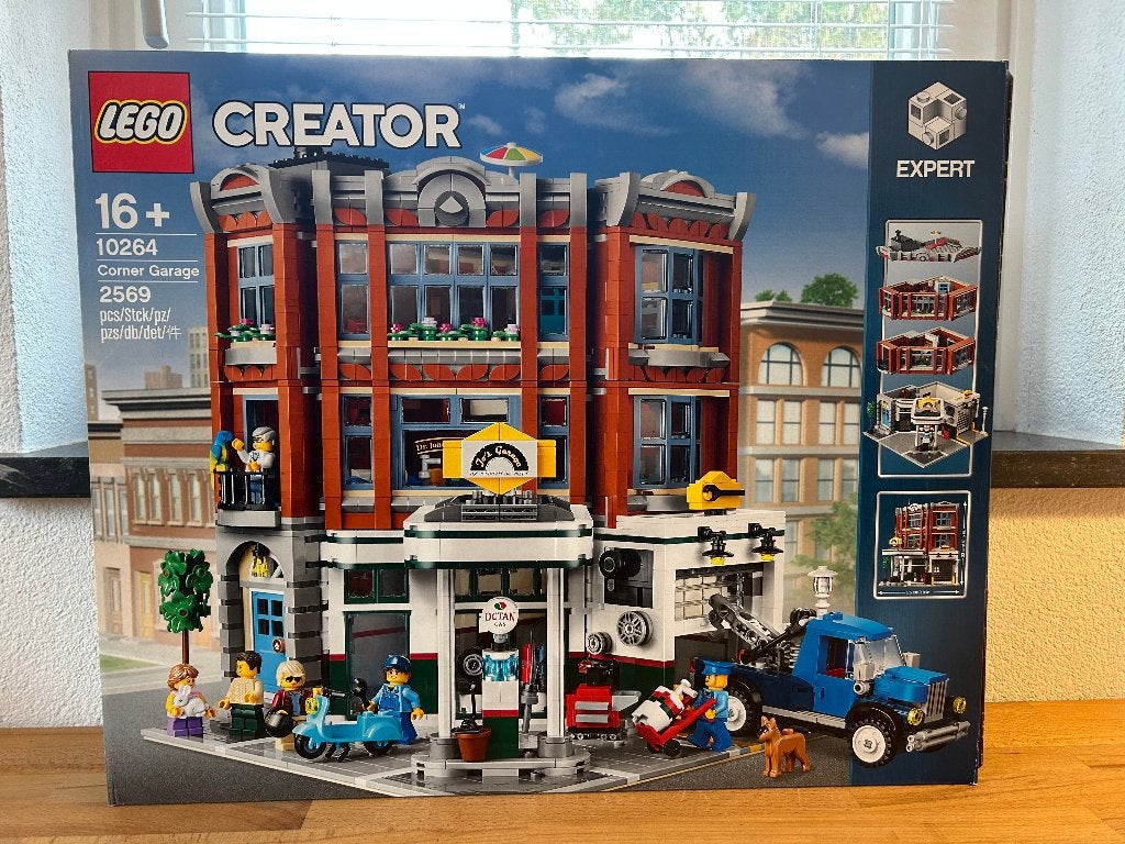 Lego Icons Modular 10264 - Corner Garage, Kinderen en Baby's, Inclusief instructies, Lego, Ophalen of Verzenden, Zo goed als nieuw