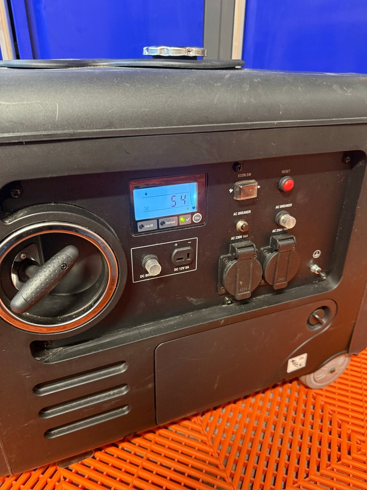 HBM 4000W Inverter Generator met Elektrische Start, Ophalen, Gebruikt, Benzine, Geluidgedempt