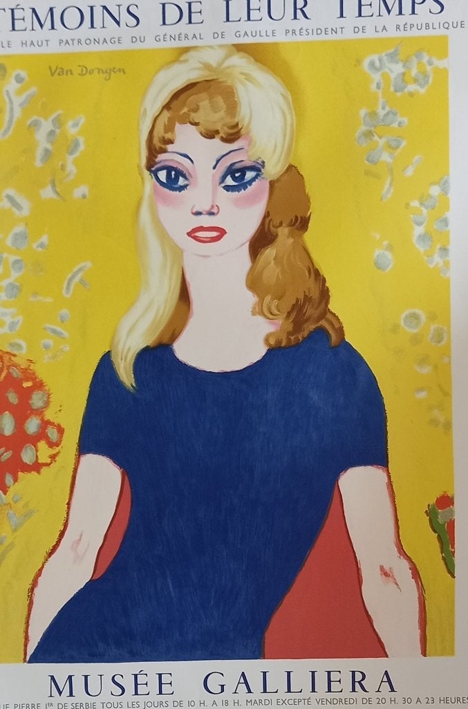 Kees Van Dongen "Brigitte Bardot", Antiek en Kunst, Ophalen of Verzenden
