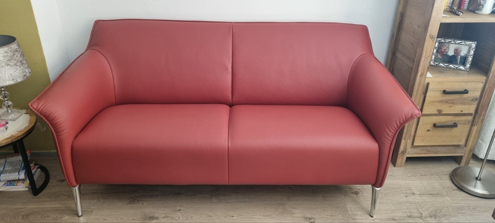 Nieuwe Leolux Mayon driezitter, Huis en Inrichting, Ophalen, Rechte bank, Design Christian Werner, 150 tot 200 cm