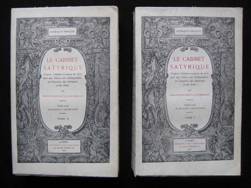 Fleuret & L. Perceau (eds.) - Le Cabinet Satyrique - 2 delen, Ophalen of Verzenden, Gelezen