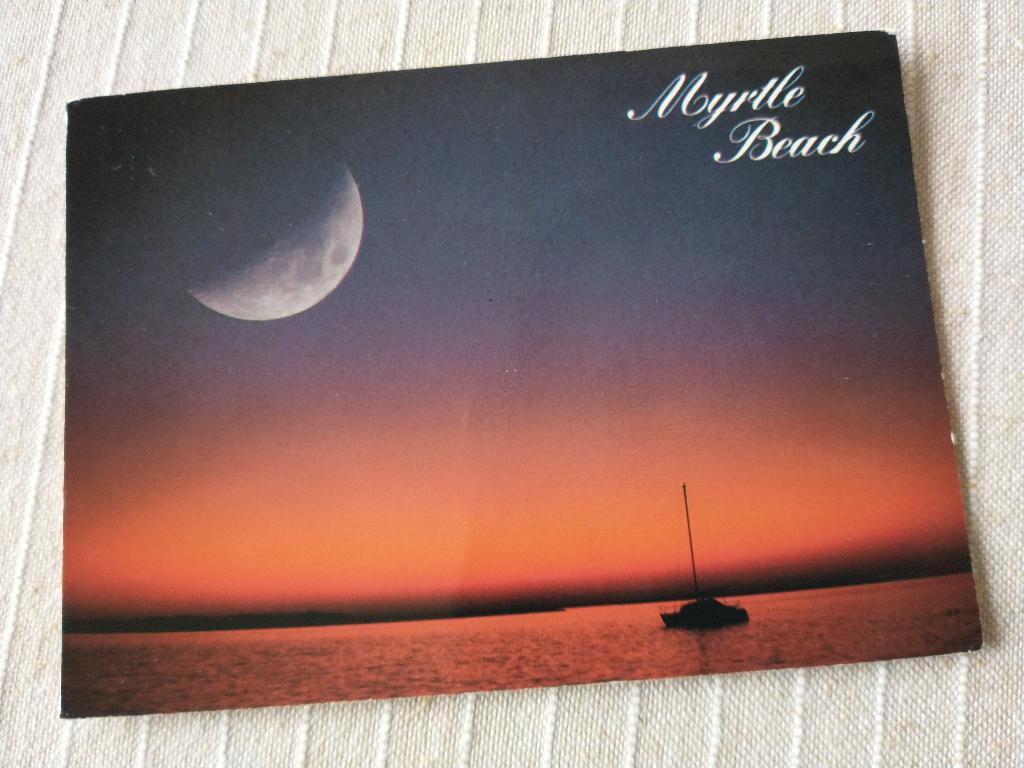 KL259 Myrtle Beach, South Carolina, Ophalen of Verzenden, 1980 tot heden, Gelopen, Buiten Europa