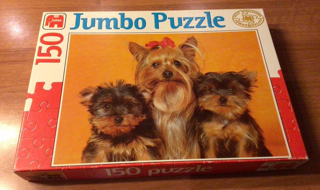 Puzzel hondjes 150 stuks, Ophalen of Verzenden, Minder dan 500 stukjes, Zo goed als nieuw