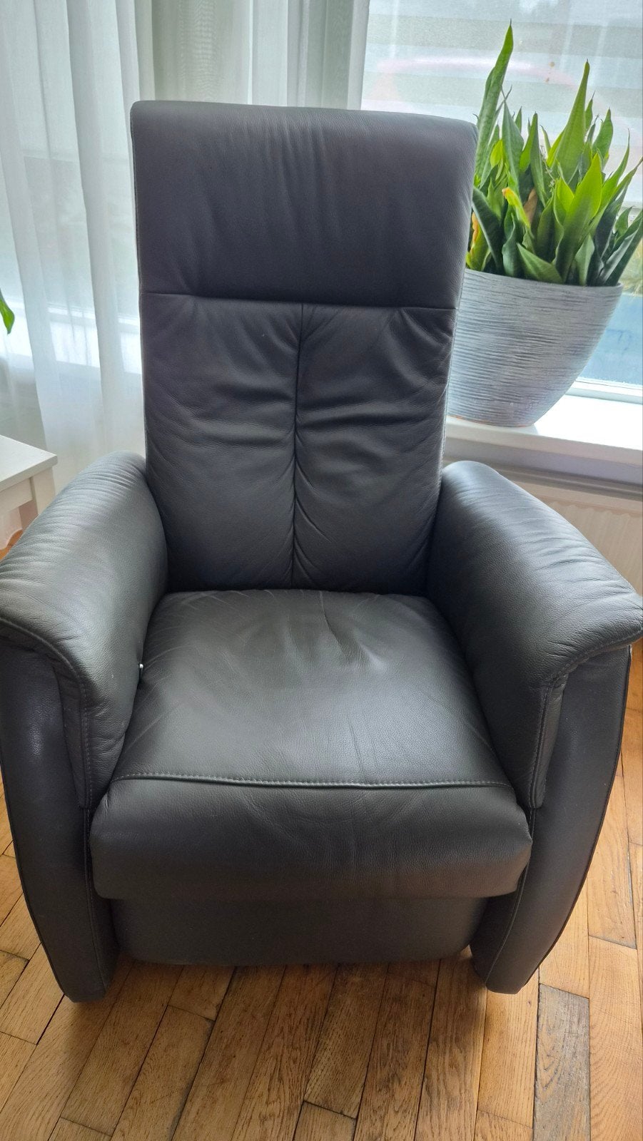 leren fauteuil, Ophalen, Gebruikt, Minder dan 75 cm, Leer