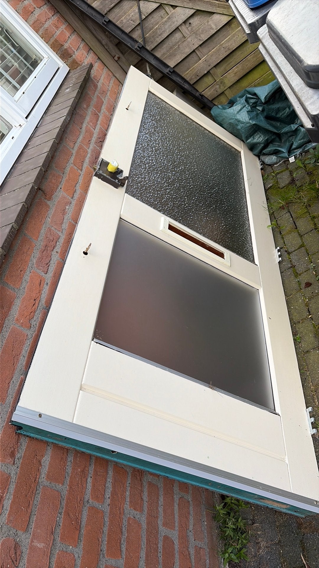 Voordeur gratis, Deurkozijn, Zo goed als nieuw, 150 tot 225 cm, Hout