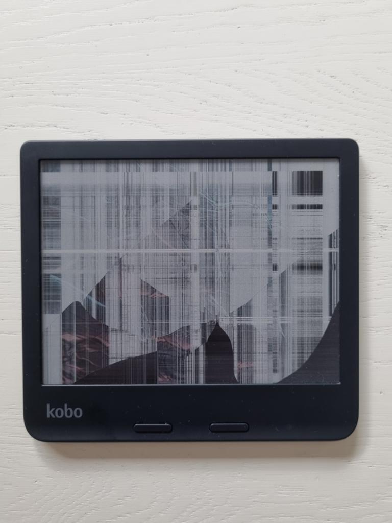 Kobo libra Colour e reader met defect scherm, Computers en Software, E-readers, Ophalen of Verzenden, Nieuw