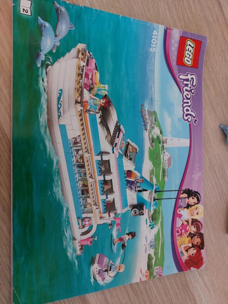Lego Friends Dolfijn Cruiseschip 41015 met figuren, Kinderen en Baby's, Speelgoed | Duplo en Lego, Compleet, Lego, Friends, Ophalen of Verzenden
