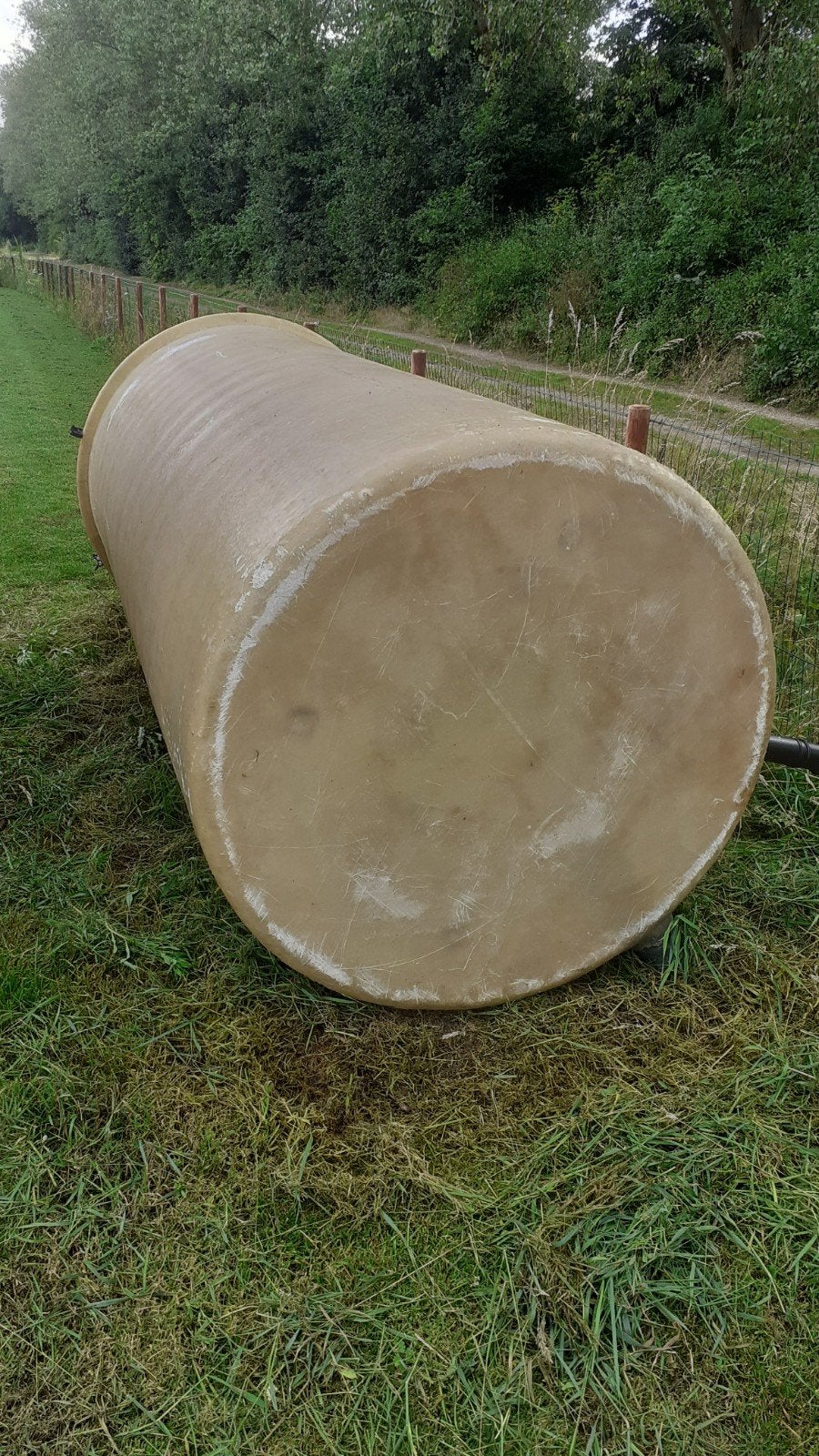 Grote polyester vijverfilter ton/buis, Ophalen, Gebruikt
