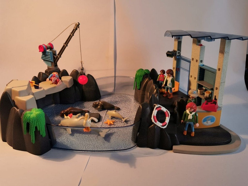 Playmobil Dolfinarium / Zeehondenopvang Set, Kinderen en Baby's, Gebruikt, Complete set, Overige typen, Ophalen of Verzenden