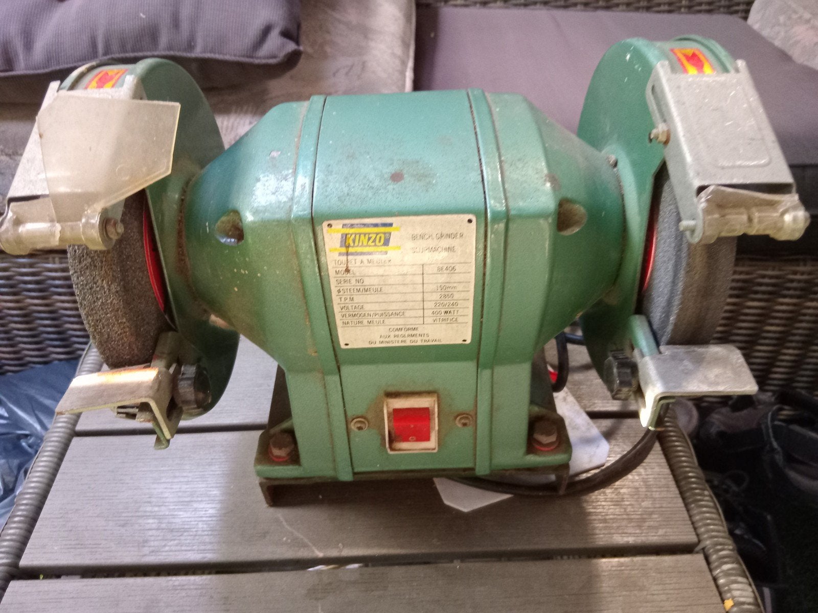 Kinzo Bankslijpmachine - Krachtige Slijpmachine, Ophalen