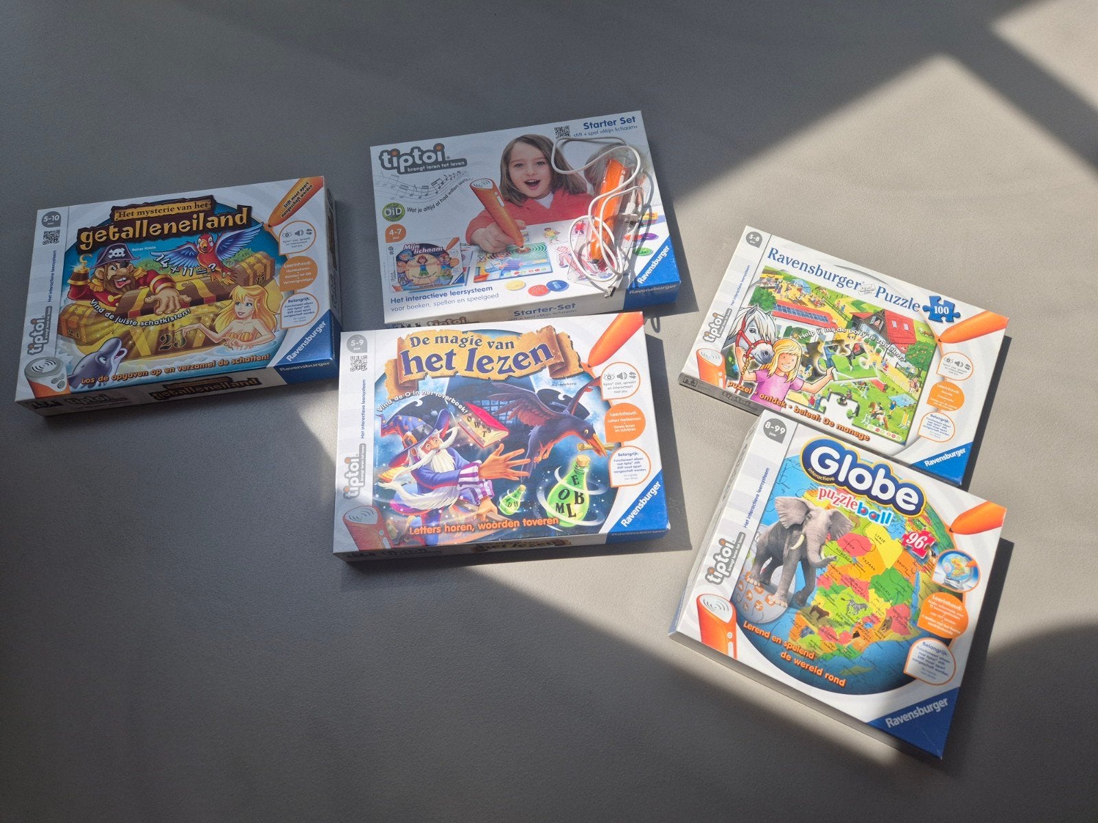 Tiptoi Starter Set inclusief pen en diverse spellen, Kinderen en Baby's, Speelgoed | Educatief en Creatief, Ophalen of Verzenden