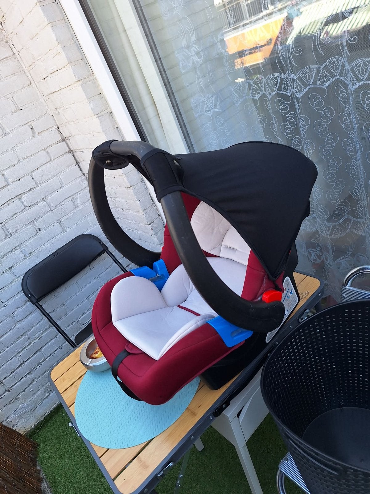 Burbay autostoel - Comfortabel en veilig voor je baby, Overige merken, 0 t/m 13 kg, Gebruikt, Autogordel