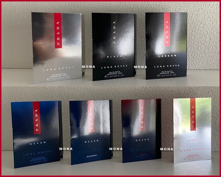Luna Rossa set 7 parfum samples proefjes testers monsters, Verzenden, Nieuw