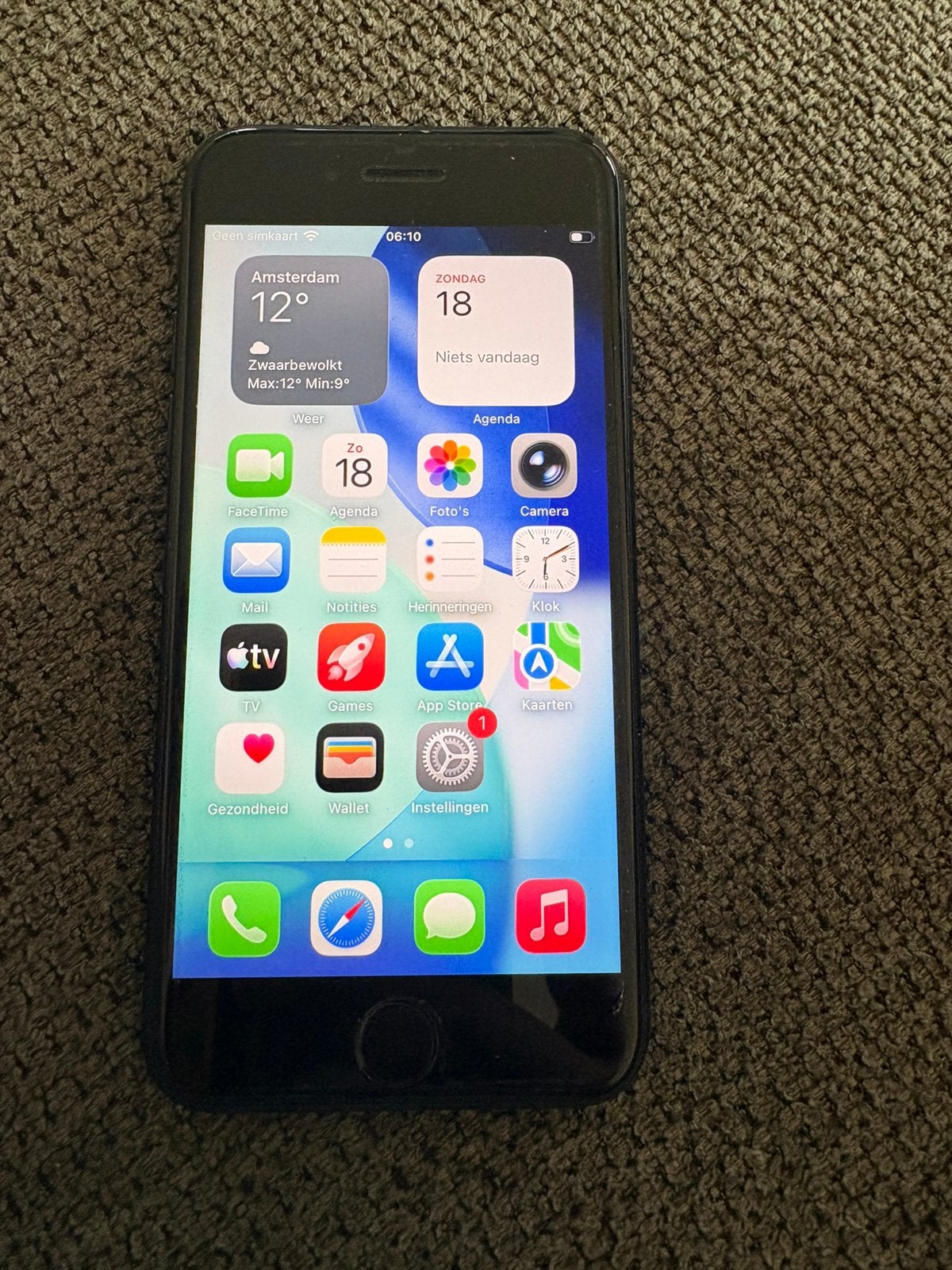 iPhone SE 2022 64GB zwart, Ophalen, Zwart, 64 GB, IPhone SE (2022)