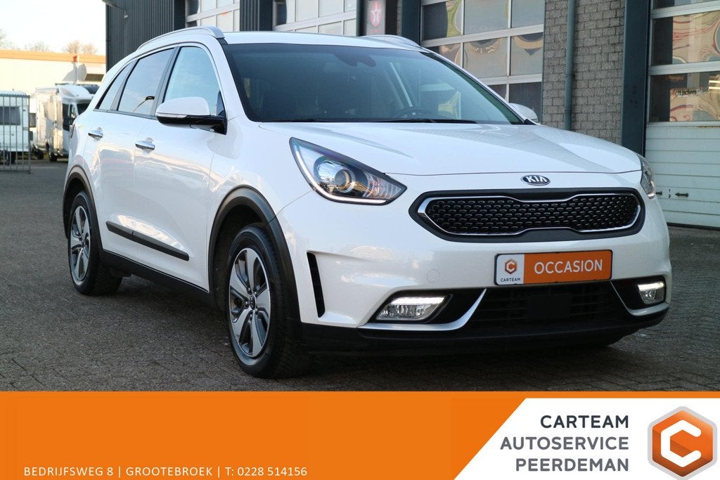 Kia Niro 1.6 GDi Hybrid DynamicLine | Goed onderhouden!, Gebruikt, Euro 6, 2 kWh, Leder en Stof