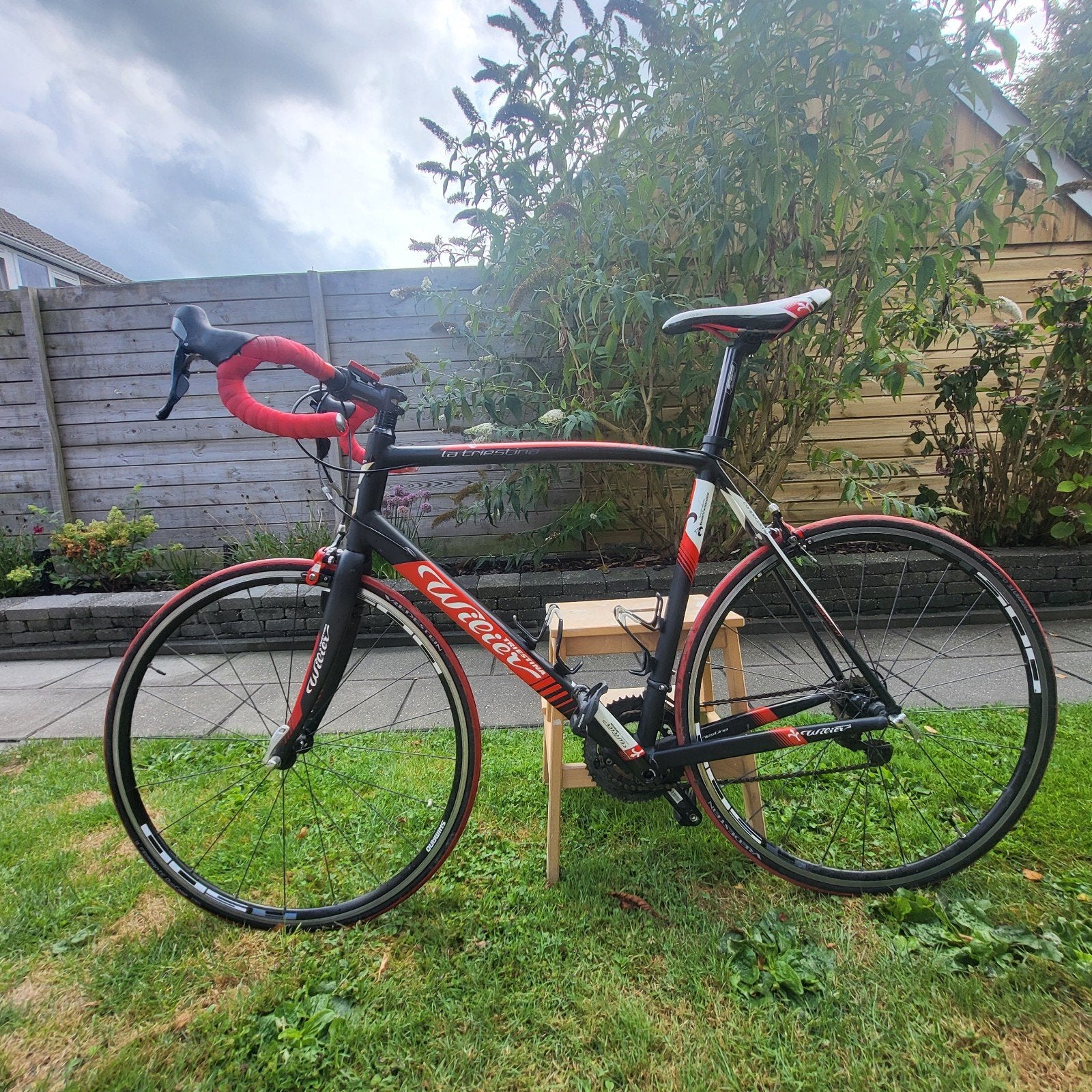 Wilier Triestina racefiets - Shimano 105 - Carbon voorvork, Gebruikt, Velgrem, Aluminium, 61 tot 65 cm