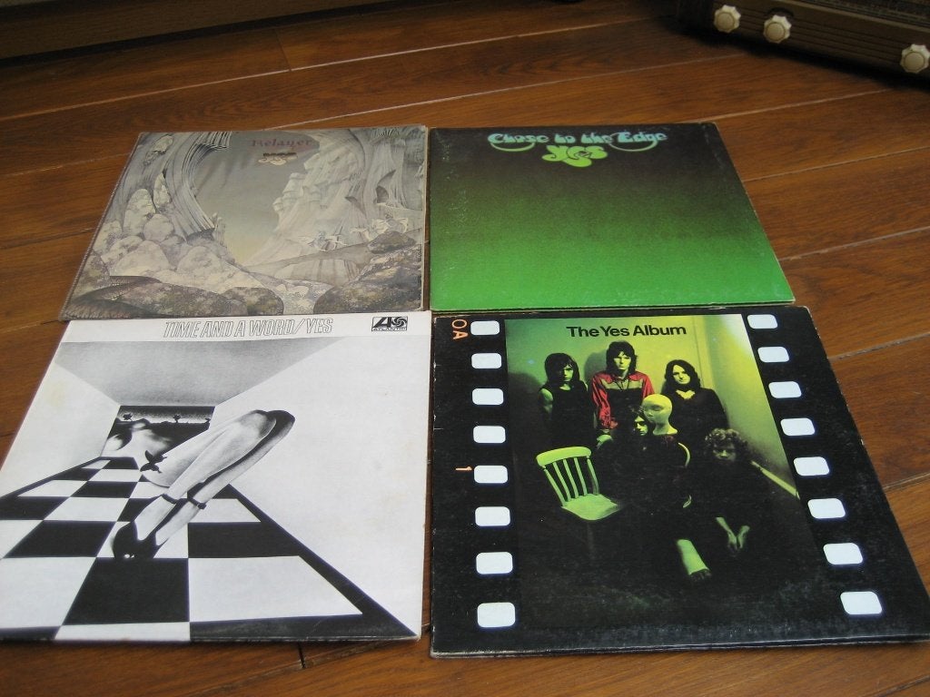 Yes albums lps seventies, Ophalen of Verzenden, Gebruikt, 12 inch, Poprock