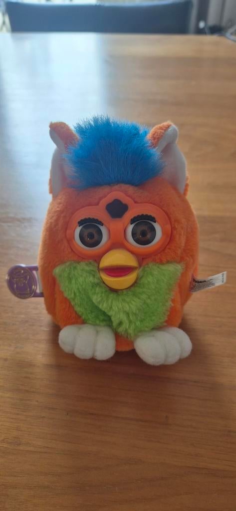 1999 Furby Original Tiger Buddy | Oranje Blauw Groen, Ophalen of Verzenden
