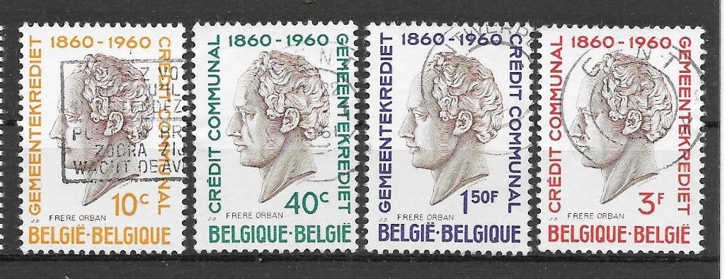 Belgie 1960 Gemeente Krediet, Verzenden, Gestempeld