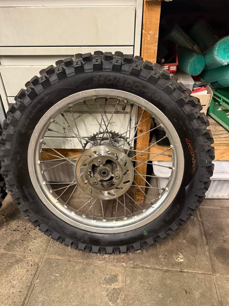 Derbi/Aprilia SX achterwiel crosswiel, Fietsen en Brommers, Frame, Gebruikt, Derbi, Derbi