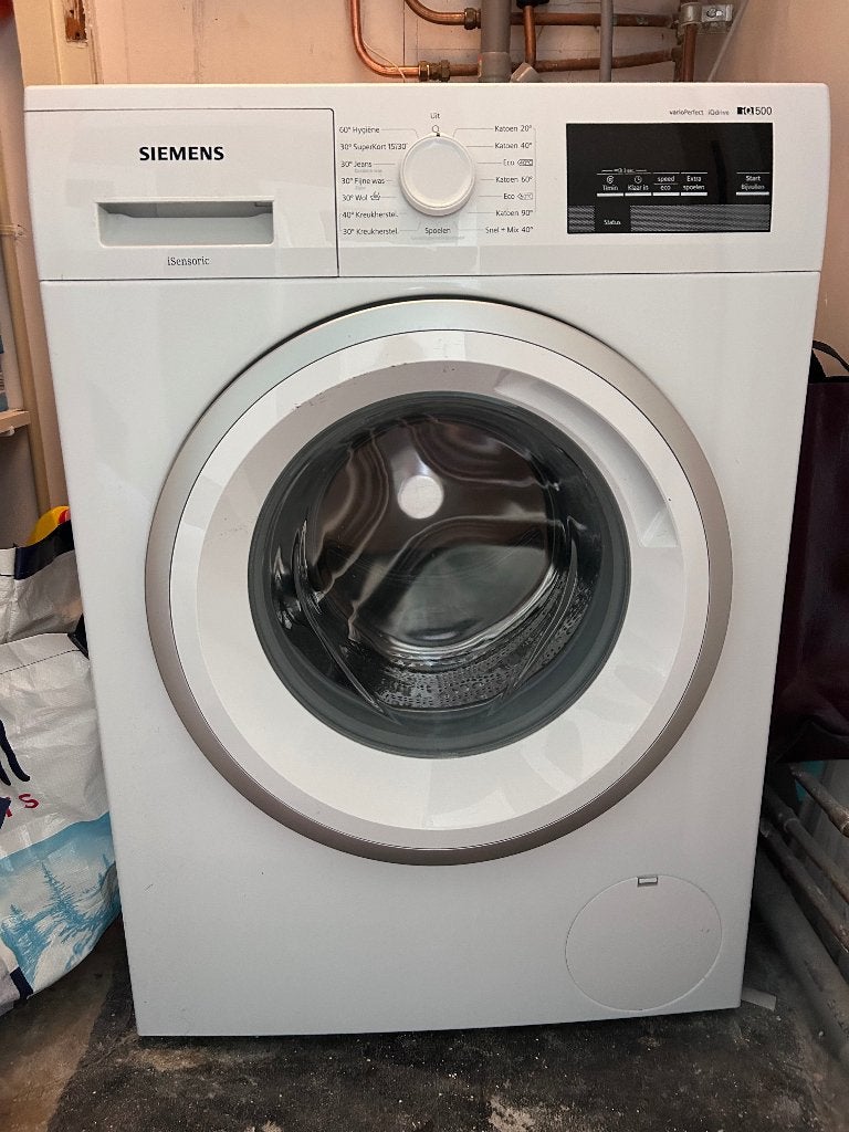 Siemens IQ500 wasmachine 7kg 1400 toeren, Witgoed en Apparatuur, Wasmachines, Ophalen, Gebruikt, Voorlader, 85 tot 90 cm