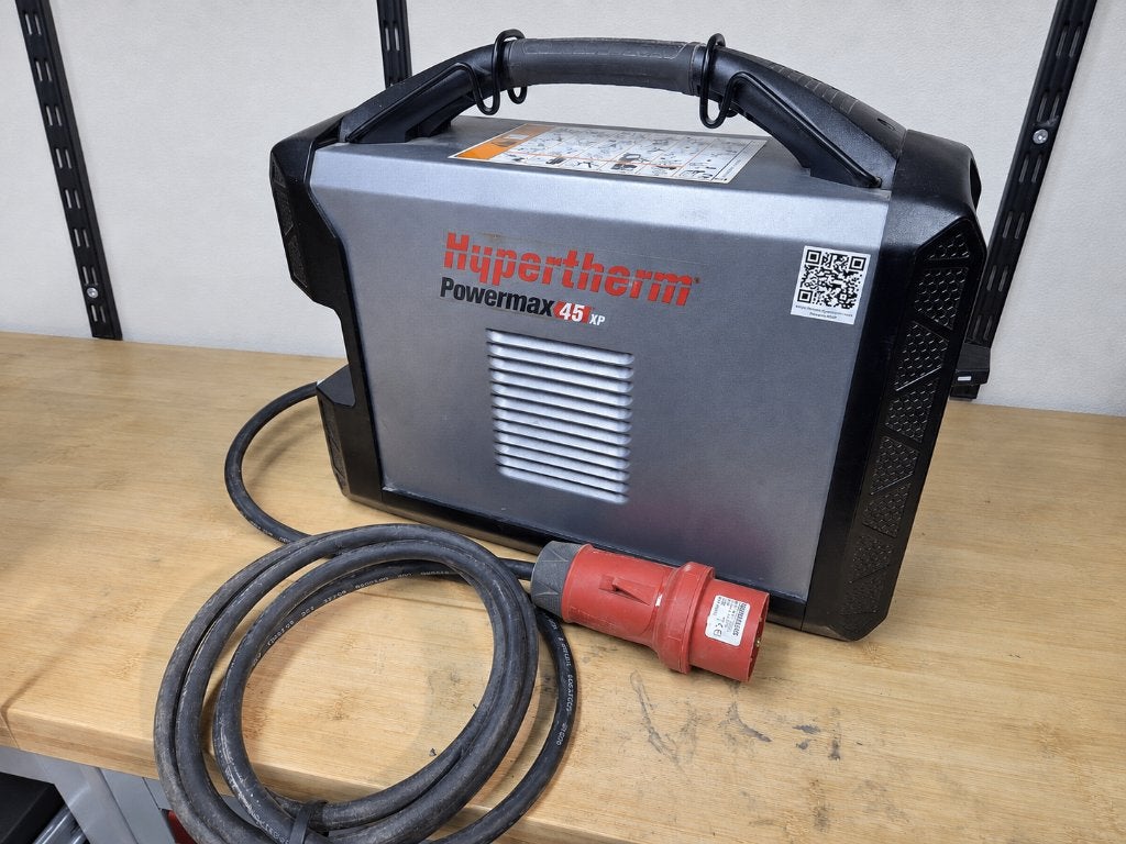 Hypertherm Powermax45 XP plasmasnijder 400V CPC + toebehoren, Ophalen, Gebruikt, Minder dan 150 ampère, Overige typen