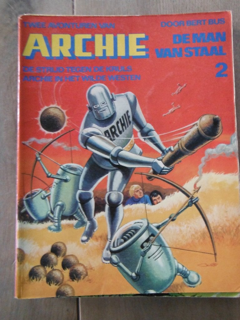 Archie. De man van Staal. Nr 2 en 4., Boeken, Stripboeken, Eén stripboek, Ophalen of Verzenden, Gelezen