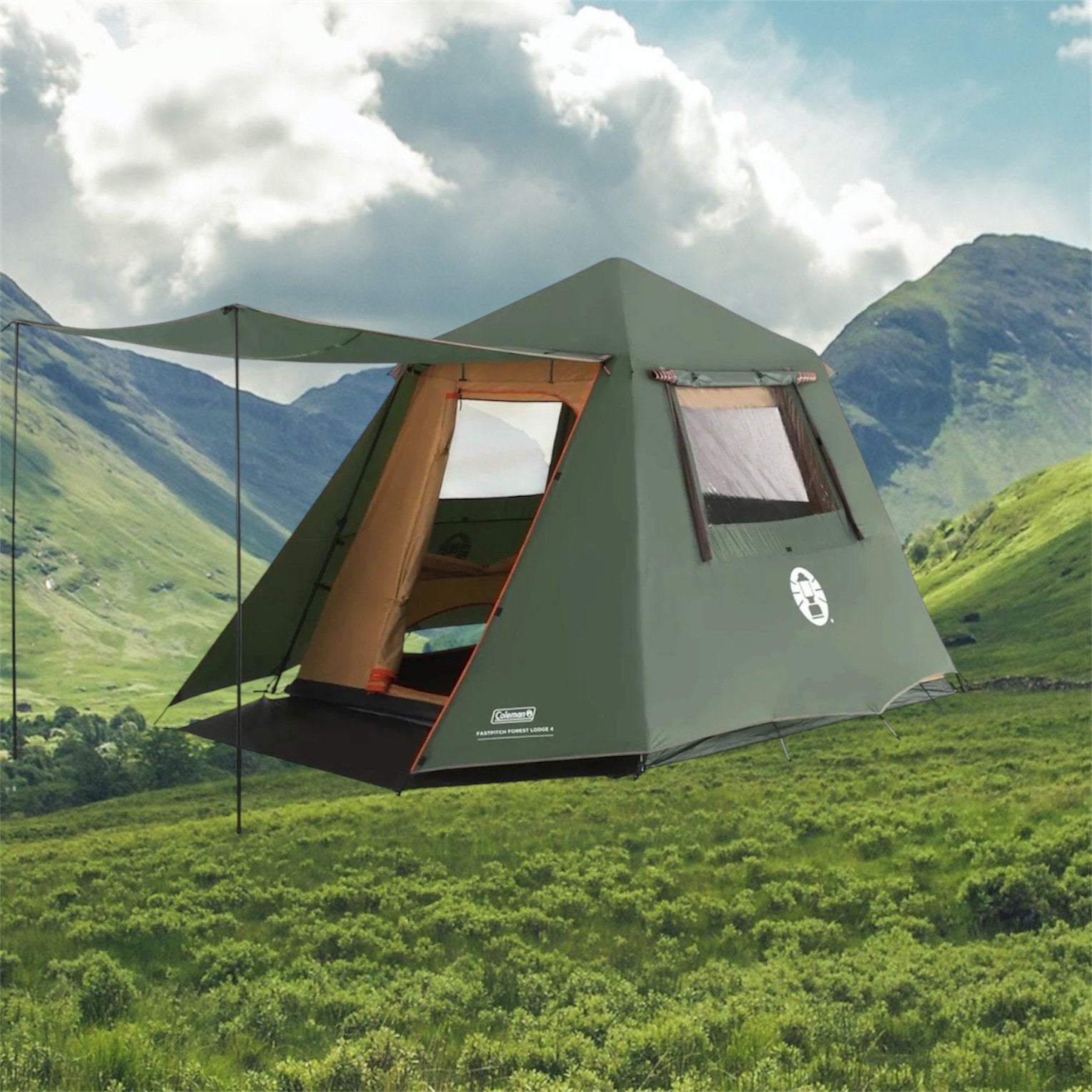 Coleman Forest Lodge 4 cabinetent nieuw  €200,00, Ophalen, Nieuw, Tot en met 4