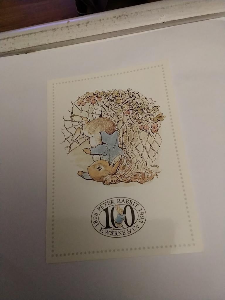 BEATRIX POTTER. 1992.  PETER RABBIT 1893 - 1993, Verzamelen, Ophalen of Verzenden, 1980 tot heden, Overige thema's