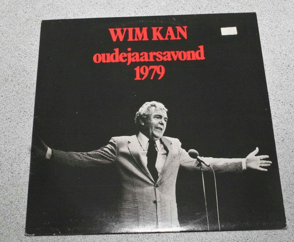 Wim Kan Oudejaarsavond 1979 LP, LP, Gebruikt, Cabaret of Kleinkunst, Ophalen of Verzenden