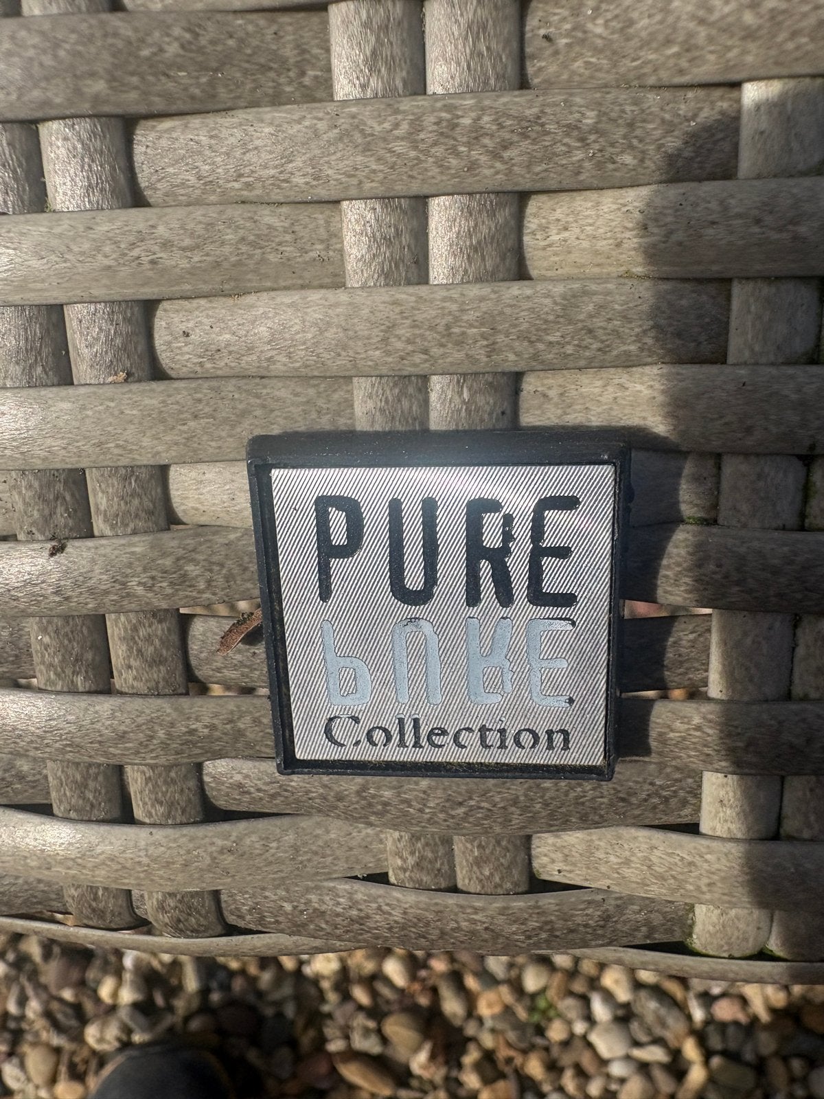 4x Pure Boke Wicker Tuinstoelen zonder Kussens, Tuin en Terras, Ophalen, Gebruikt, Wicker